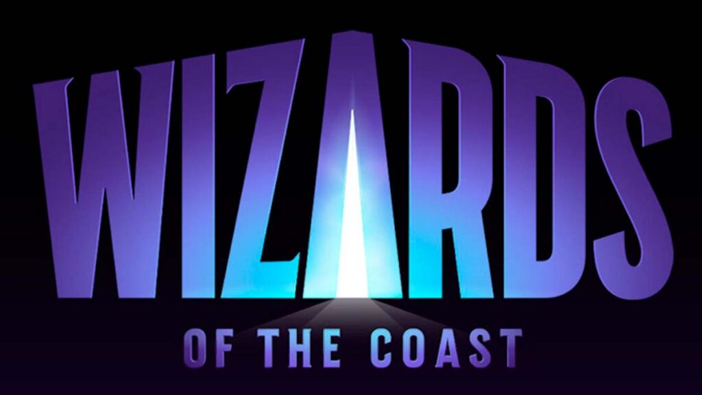 Logo da Wizards of The Coast, empresa dona da D&D